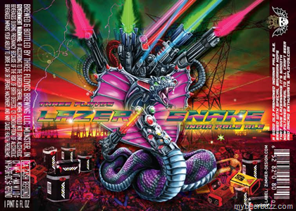 3 Floyds Lazer Snake IPA & Mikkeller Lazurite IPA Collaboration