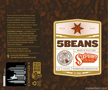 Sixpoint – 5Beans 12oz Cans