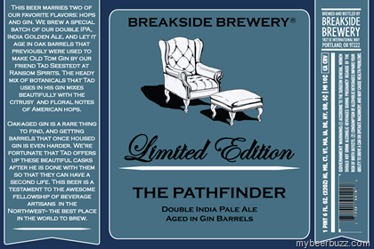 Breakside Brewery – The Pathfinder DIPA Aged In Gin Barrels & Bellweather