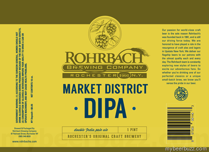 Rohrbach Brewing – Market District DIPA 16oz Cans & Iron Smoke Bottles