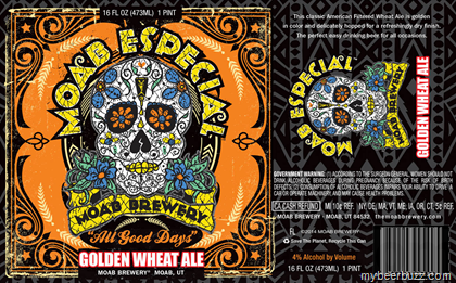 Moab Brewery – Moab Especial Golden Wheat Ale 16oz Cans