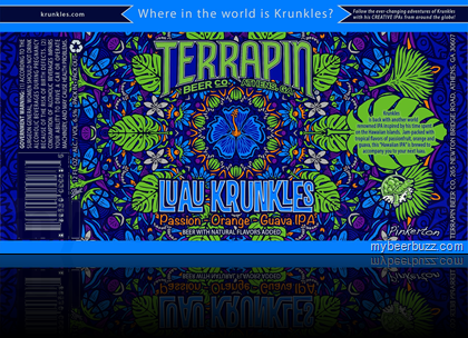 Terrapin – Luau Krunkles Passion Orange Guava IPA 12oz Cans
