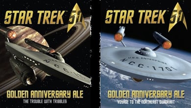 (Comic-Con) “Star Trek” 50th Anniversary Collector’s Edition Beer Releases from Shmaltz Brewing