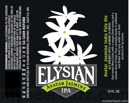 Elysian – Avatar Jasmine IPA 12oz Bottles