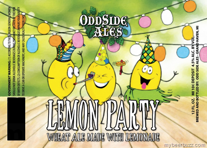 Odd Side Working On Lemon Party Wheat Ale