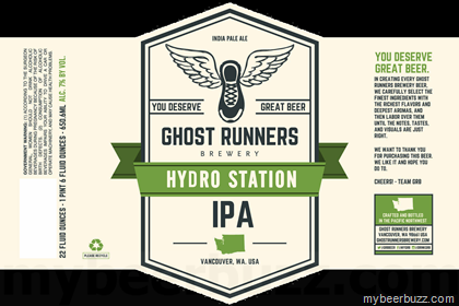 Ghost Runners Brewery – Hydro Station IPA & Strong Leg