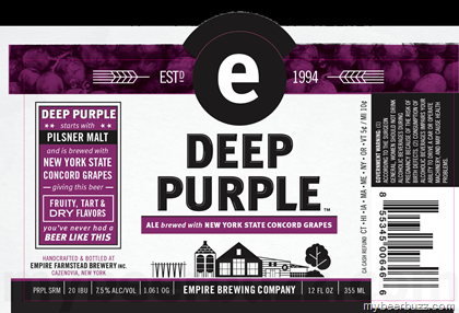 Empire Brewing – Deep Purple Ale