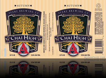 Avery Brewing – NEW Chai High 12oz Cans