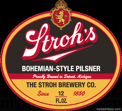 Stroh’s – Bohemian-Style Pilsner, Stroh’s Light & American Lager