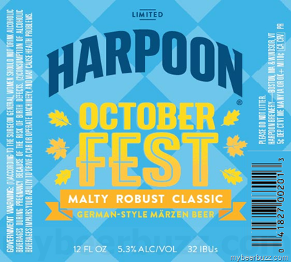 Harpoon – Octoberfest 2016