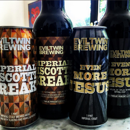 Evil Twin Releasing Imperial Biscotti Break & Even More Jesus 16oz Cans