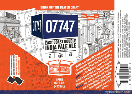 Carton Brewing – 077747 East Coast DIPA 16oz Cans