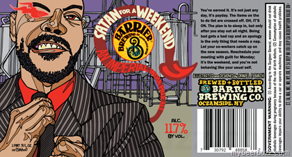 Barrier Brewing Adding Satan For a Weekend, Money Mad Fat! & Greenroom