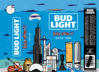 Bud Light – Lollapalooza 25 Years Specialty Cans