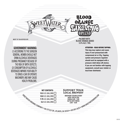 SweetWater – Blood Orange Take Two Pils & Barrel-Aged Festival Ale