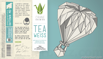 Crane Brewing – Tea Weiss, Barrel-Aged Tea Weiss, Amber + Brett 4Ever & The Treaty of Bacchus