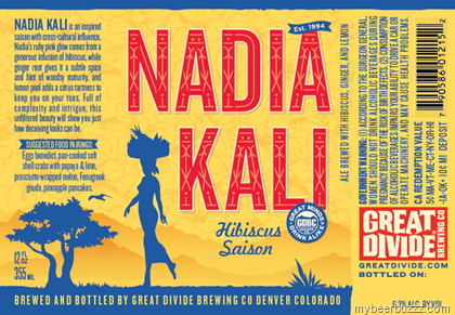 Great Divide – Nadia Kali Hibiscus Saison 12oz Bottles