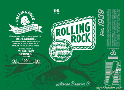 Rolling Rock “Old Latrobe” 16oz Cans Specialty Cans