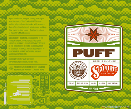 Sixpoint – NEW Puff Unfiltered Ale 12oz Cans