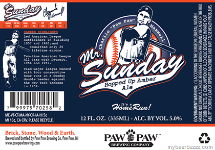 Paw Paw Brewing – Mr. Sunday Hopped Up Amber Ale