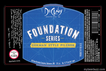 DuClaw Foundation Series – German-Style Pilsner