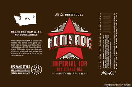 No-Li Brewhouse – Komrade Imperial IPA Bottles