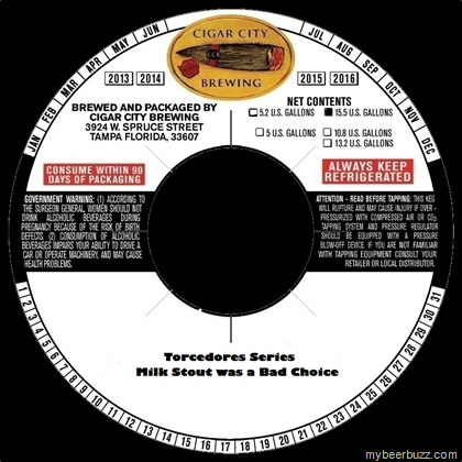 Cigar City Torcedores Series – Milk Stout Was a Bad Choice