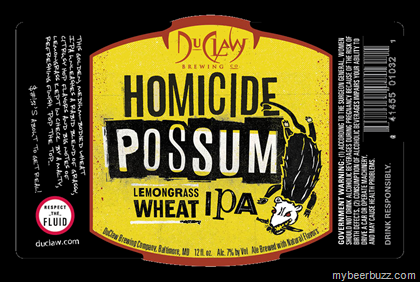DuClaw – Homicide Possum & El Kabong Coming To Bottles