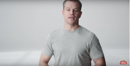Stella Artois Joins Forces w/Water.org & Matt Damon, Gary White to Call on Consumers to Leave a Mark and Help End the Global Water Crisis