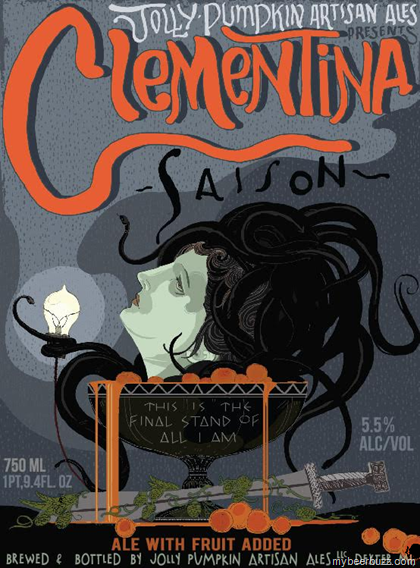 Jolly Pumpkin – Clementina Saison Bottles Coming 3/30