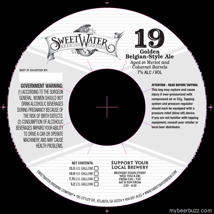 SweetWater – 19 Golden Belgian-Style Ale
