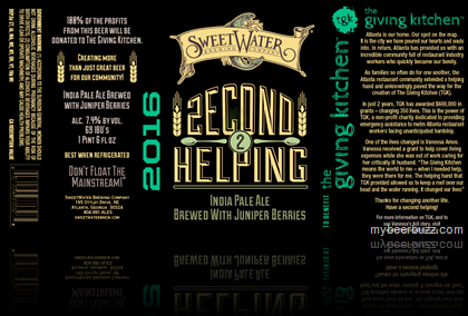 SweetWater – 2econd Helping (Second Helping) 2016 Bottles