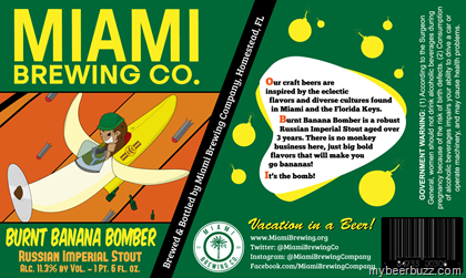 Miami Brewing – Burnt Banana Bomber Russian Imperial Stout