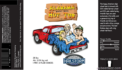 Hailstorm Brewing – Alabama Hot Tub Wheat Beer