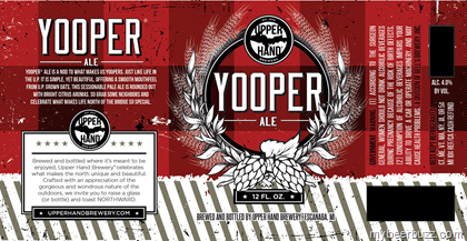 Upper Hand Brewery – Yooper Ale