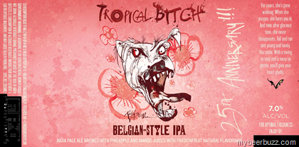 Flying Dog – 25th Anniversary Tropical Bitch Hitting 12oz Bottles