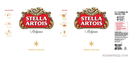 Stella Artois – 1.32 Gallon Mini Keg
