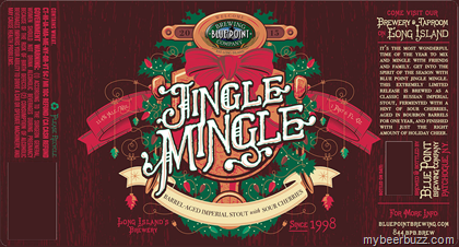 Blue Point – Jingle Mingle Bourbon Imperial Stout With Sour Cherries