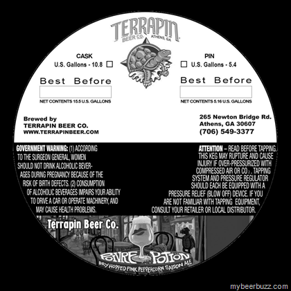 Terrapin – Poivre Potion Dry Hopped Pink Peppercorn Saison