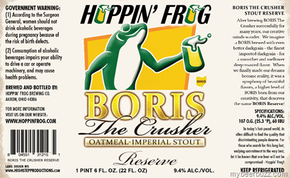 Hoppin’ Frog – Boris The Crusher Reserve