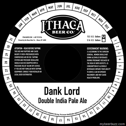 Ithaca Beer- Dank Lord Double IPA