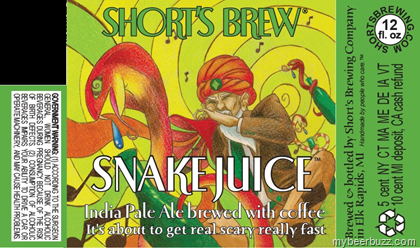 Short’s – Snake Juice IPA With Coffee, Swirl Stout & Twisted Cain