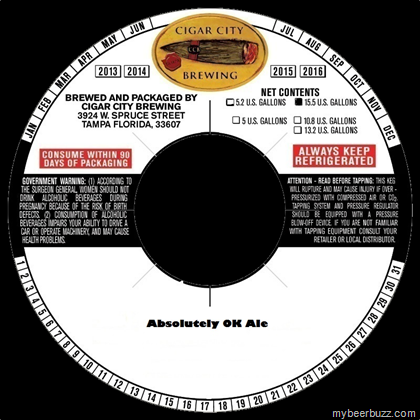 Cigar City – Absolutely OK Ale