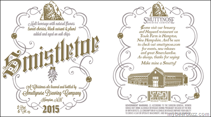 Smuttynose – Smistletoe 2015 Coming Mid Oct.