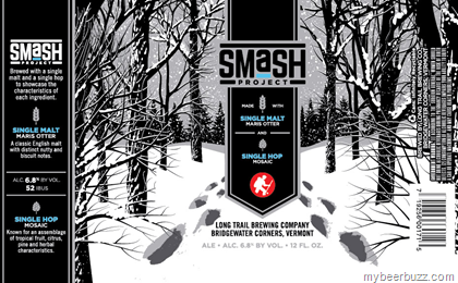 Long Trail SMaSH Project – Maris Otter Malt & Mosaic Hops 12oz Can
