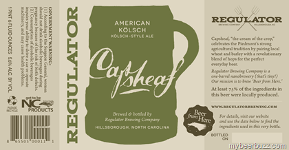 Regulator Brewing – Capsheaf Kolsch, Tavern Alley & Six of Twelve