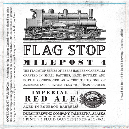 Denali Brewing Flag Stop Series – Milepost 4 Imperial Red