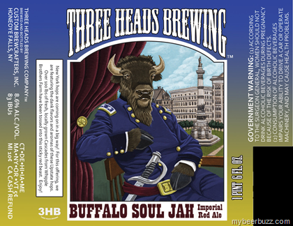 Three Heads Brewing – Buffalo Soul Jah Imperial Red