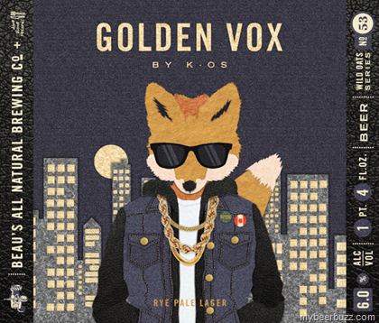 Beau’s All Natural – Golden Vox Rye Pale Lager