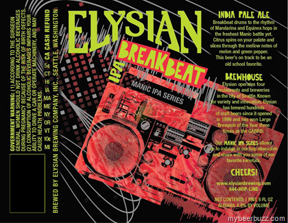 Elysian Brewing Maniac IPA Series – Breakbeat IPA